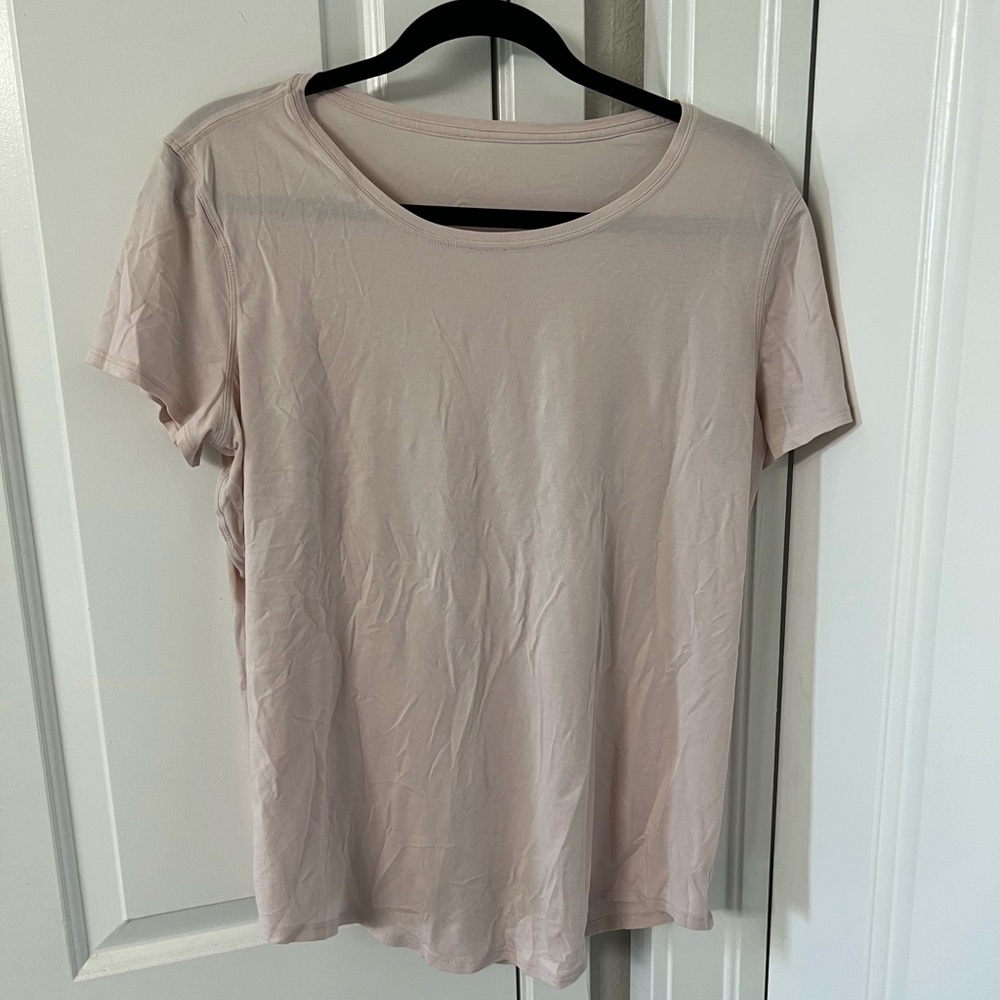 Lululemon Love Crew Short Sleeve t-shirt Lightweight size 12 light pink